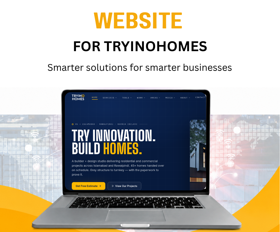 Tryino Homes website